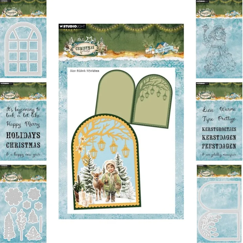 Mädchen-Grußkarten-Motiv Metall-Stanzformen für DIY Scrapbooking Bastelarbeiten Schablonen Fotoalbum-Vorlage 2026