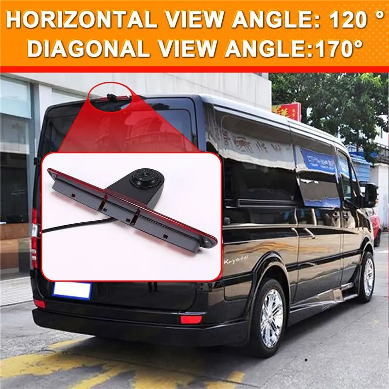 Ingenious-2X High 3Rd Brake Light Camera HD Night Vision Backup Camera For Sprinter W906 Crafter 2007-2019