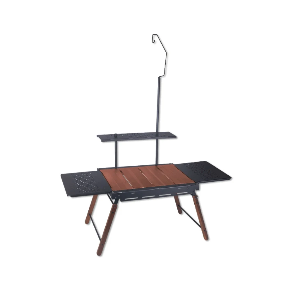 

2Pcs Camping IGT Table Board Wooden Portable Table Unit Plate Multifunctional IGT Table Extension Board IGT Accessories