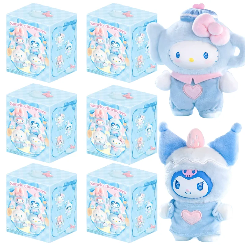 

ГОРЯЧАЯ НОВИНКА: Серия Sanrio Blue Flutter – Слепые коробки с мультяшными персонажами Hello Kitty и Kuromi, виниловые плюшевые подвески, украшения для сумок, игрушки, подарки для девочек