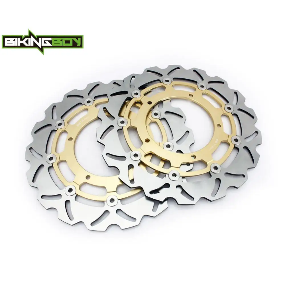 BIKINGBOY YZF R6 17-23 22 21 20 R1 04-23 FZ1 1000 / ABS 06-14 FZ1 Fazer / ABS 07 08 09 10 11 12 Front Brake Discs Disks Rotors