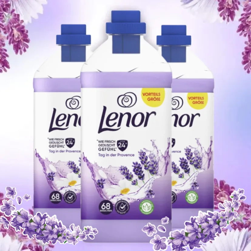 LENOR Flushing Liquid Lavender Chamomile Purple German DE 3x1,7L