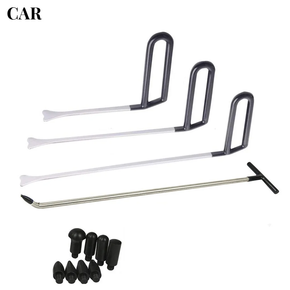 Dent Removal Rods Tools Dent Repair Kit Rod Whale Tail tap down with R1 push hooks