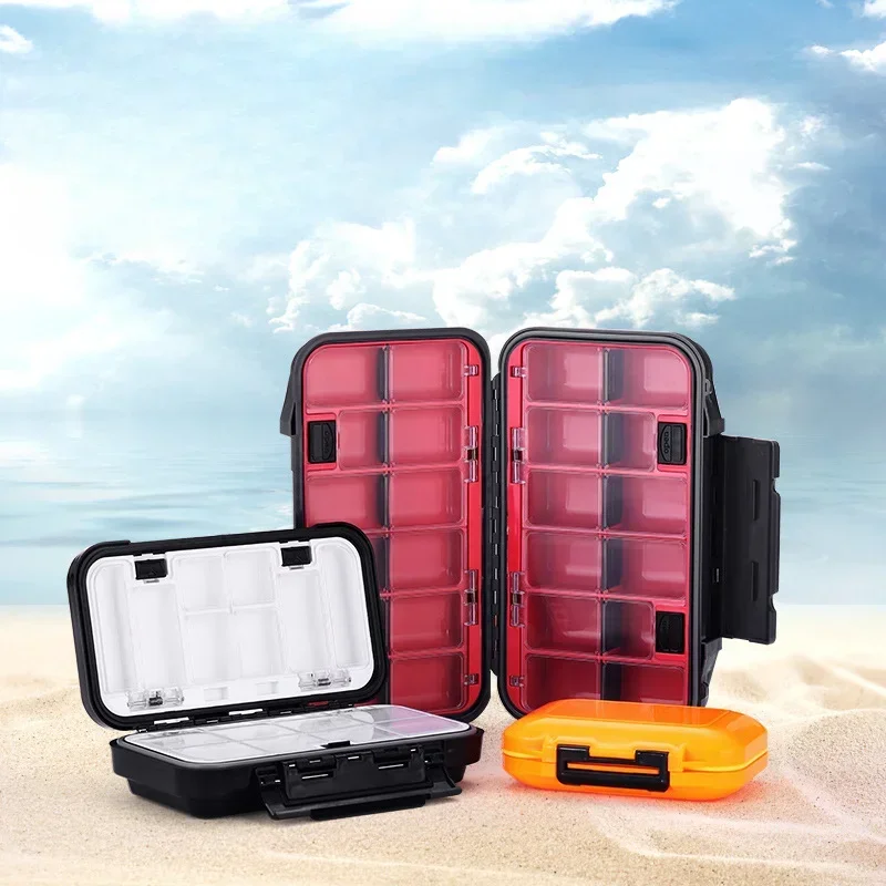 Fishing Accessories Lure Tool Box Portable Multifunctional Waterproof Box Fish Hook Bait Storage Box Freely Adjustable Lattice