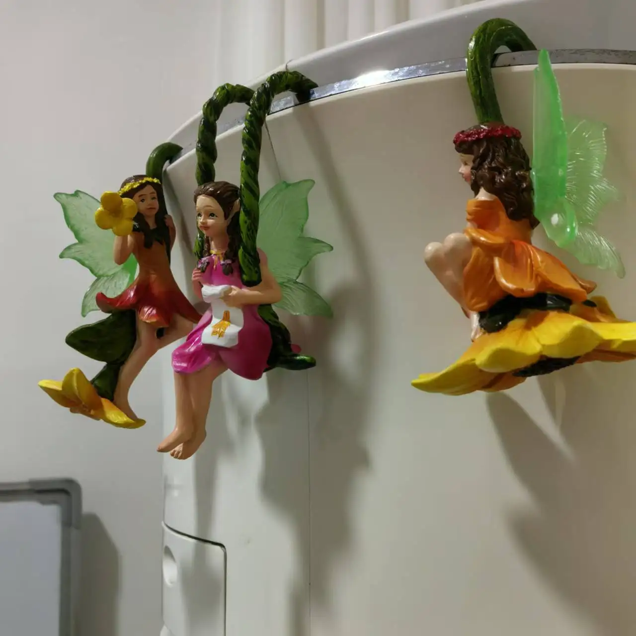 3pc Tree Vine Flower Fairy, Creative Garden Bonsai Decoration Pendant, Home Multi Scene DIY Decoration Crafts Pendant