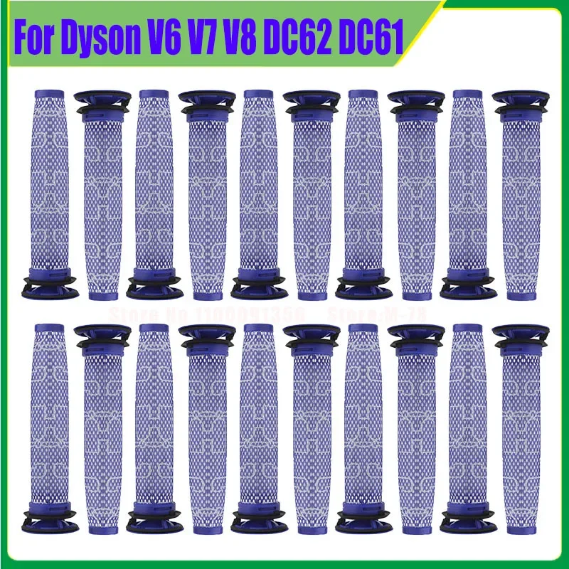 Pre Motor Hepa Filters Replacement for Dyson V6 V7 V8 DC62 DC61 DC58 DC59 DC74 Vacuum Cleaner Filter Parts # 965661-01 Filter