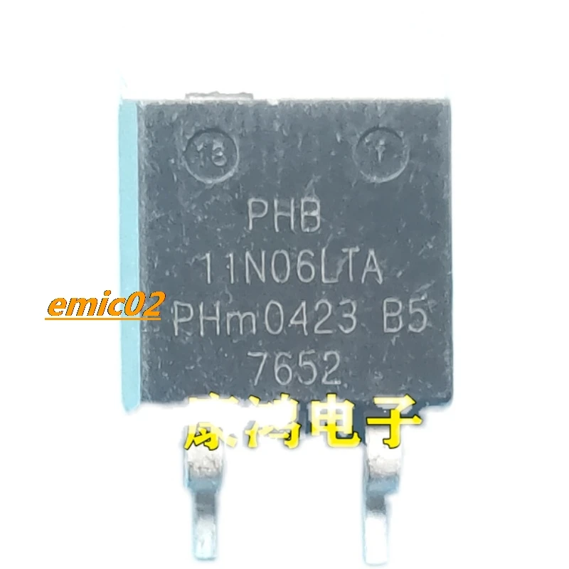 10pieces Original stock  PHB11N06LTA TO-263  MOS 11A55V