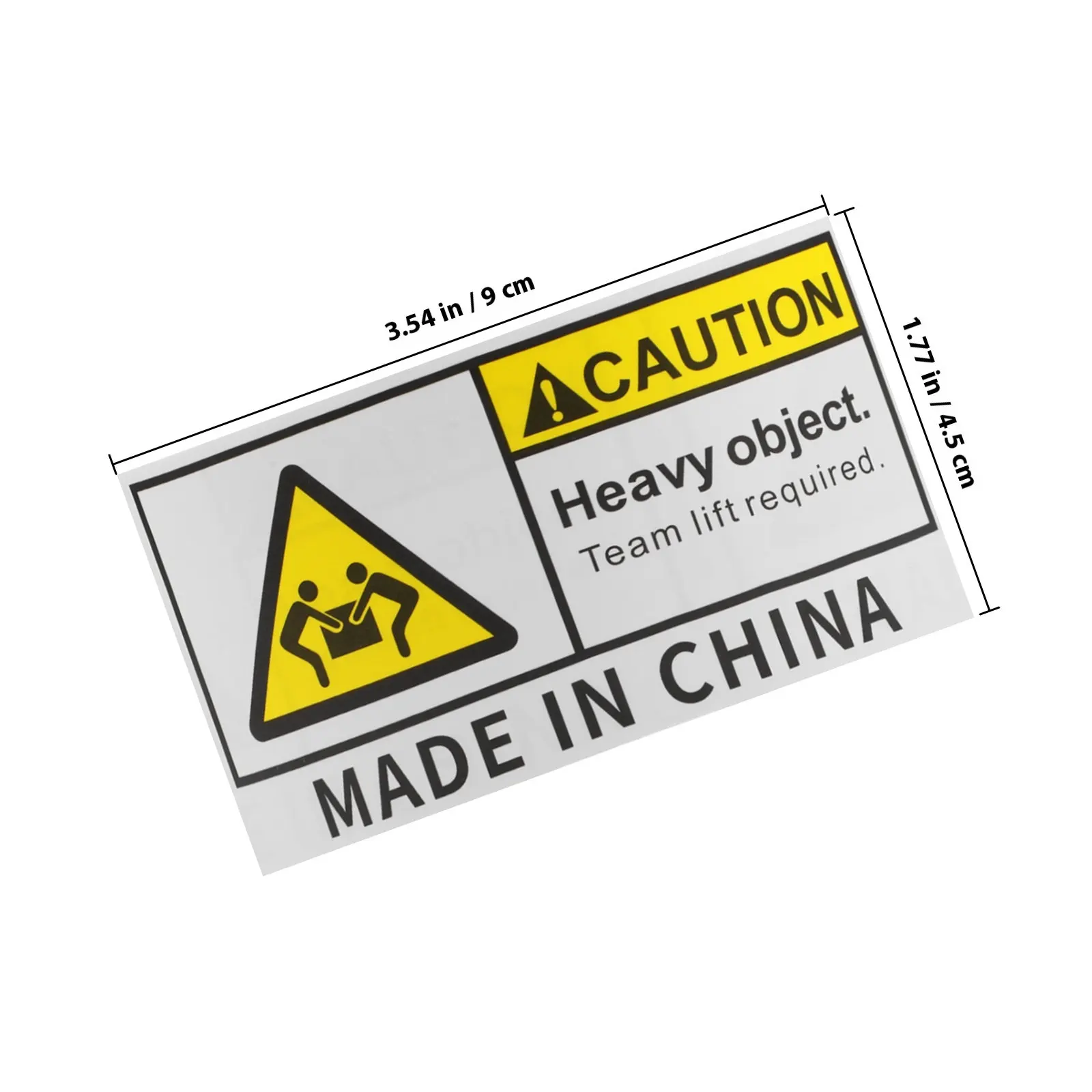 500Sheet Heavy Object Warning Labels Caution Stickers Team Lift Required Shipping Special Handling Adhesive