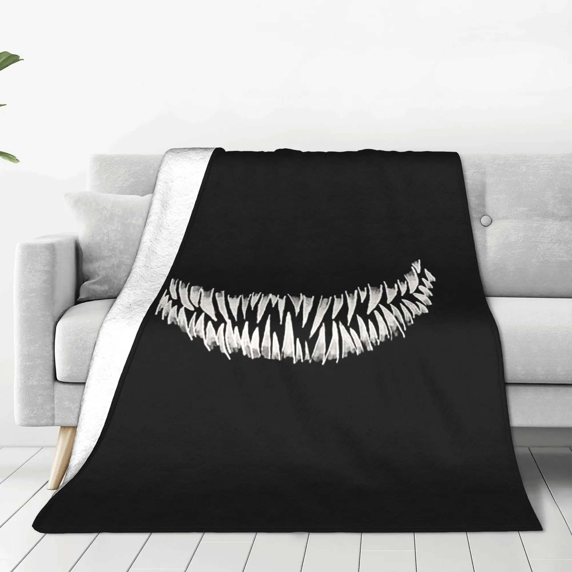 Monster teeth IV Blankets Warm Fleece Sofa Throw Blanket for Home Bedroom Outdoor Throws Bedspread Quilt