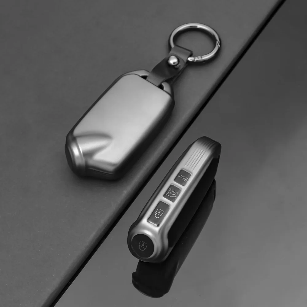 For Kia K900 Stinger 2017 2018 2019 2020+ 4 Buttons TPU Car Smart Remote Key Case Cover Shell Fob Holder Keychain Protector