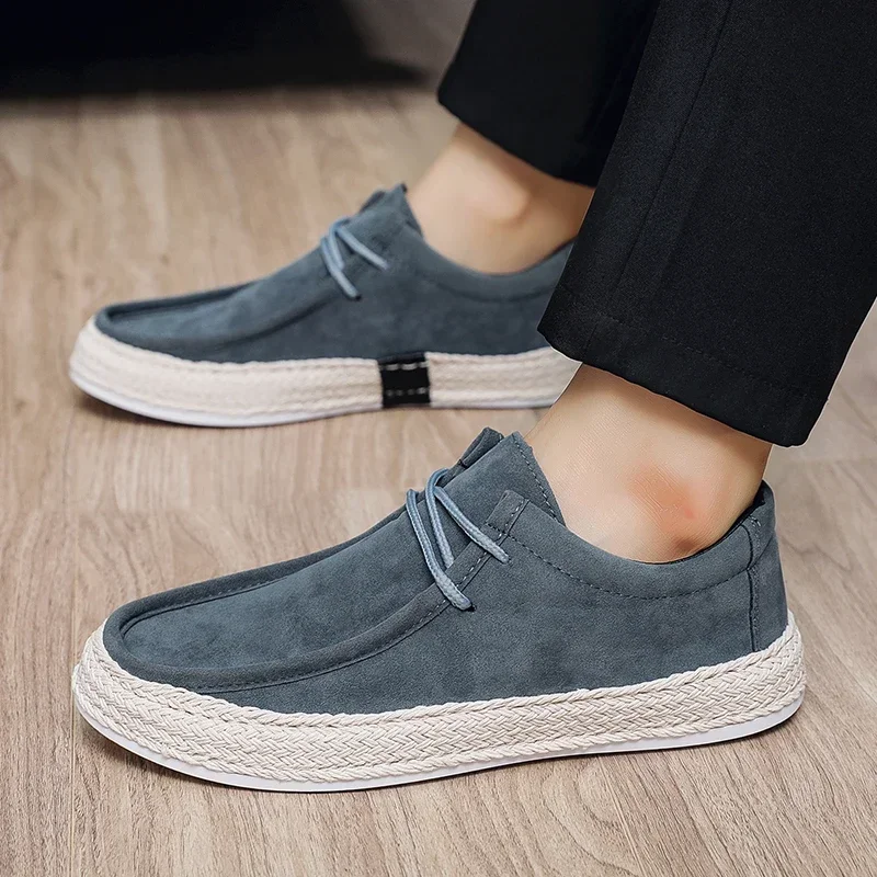

Lightweight Men Casual Shoes Lazy Shoes Male Breathable Slip-on Suede Mens Driving Shoe Comfortable Loafers Moccasins Zapatos