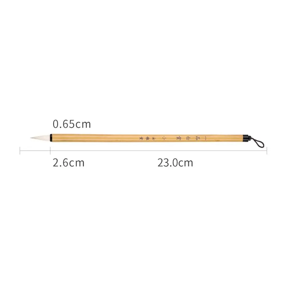 

Традиционная китайская кисть для каллиграфии, масляная акварель, волчья шерсть, кисть для письма, бамбуковая картина маслом, художественная кисть для рисования