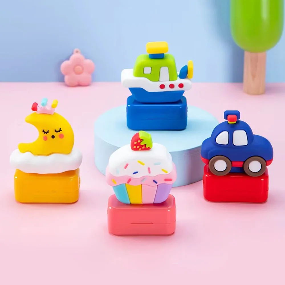 ختم اسم شخصي - ختم اسم محفور مخصص للأطفال إعداد رياض الأطفال ومعدات السفر اللوازم المدرسية الحبر غير يتلاشى #3