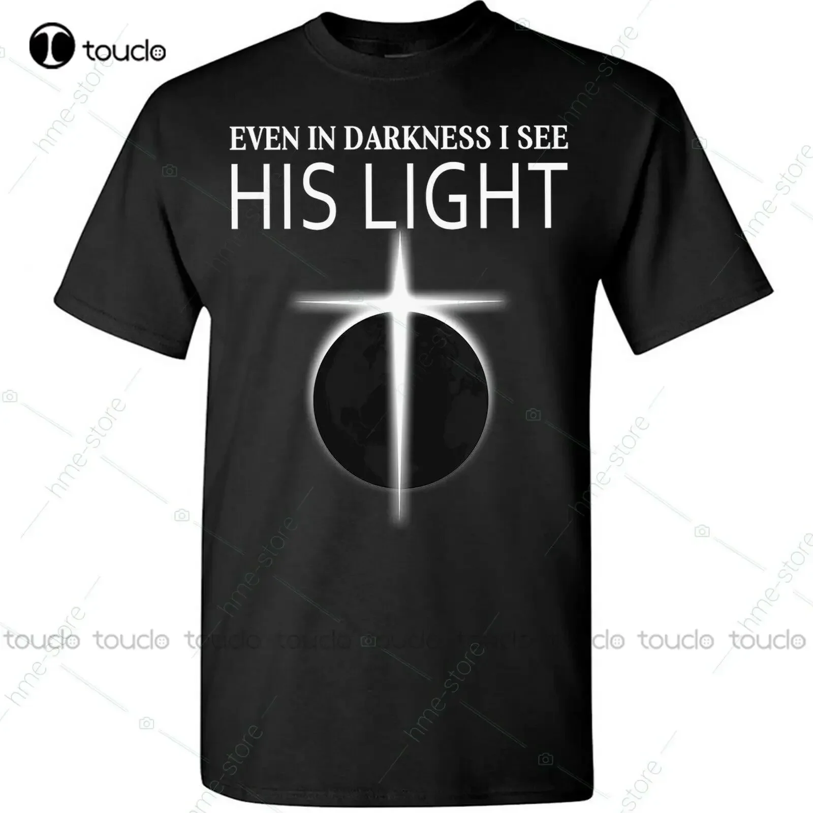 Cross Light Jesus Christian T-Shirt Men Women Faith Believe God Christ Tee Gifts Golf Tees Digital Printing Tee Shirts Xs-5Xl