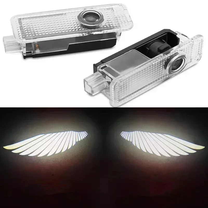 

2Pcs LED car door welcome light For M-ini Cooper OneS JCW R55 R56 R58 R59 R60 F56 F60 2023 projector light Decorative lights