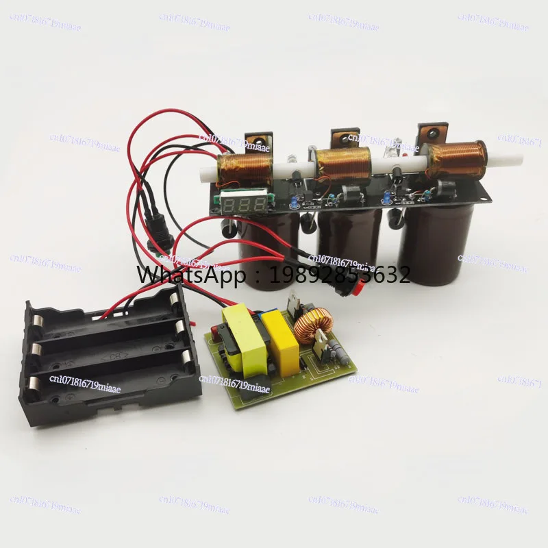 HH High Voltage Integrated Electromagnetic Gun, Simple Multi-stage DIY Coil Gun Kit