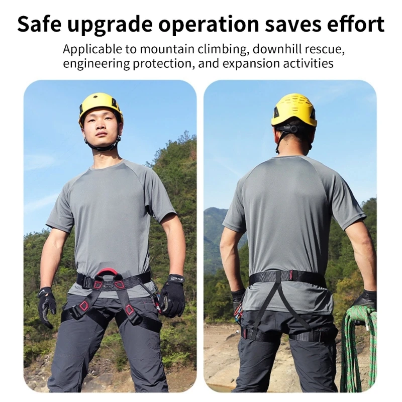 Climbing Belt Half Half Body Safety Harness Waist Support Belt