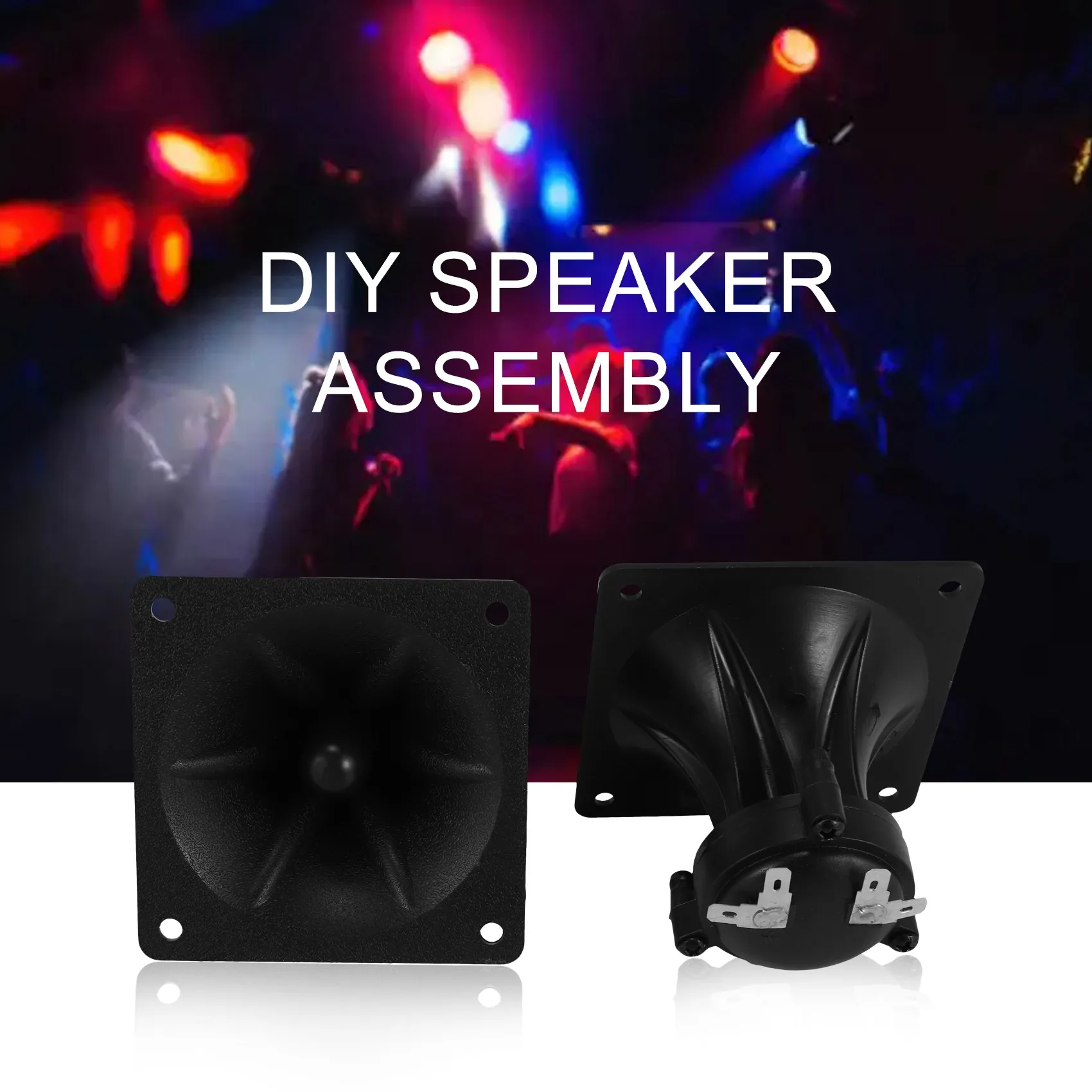 A69Z 2 Buah Tweeter Pengeras Suara Tweeter Piezoelektrik Buzzer Speaker Audio Persegi Treble