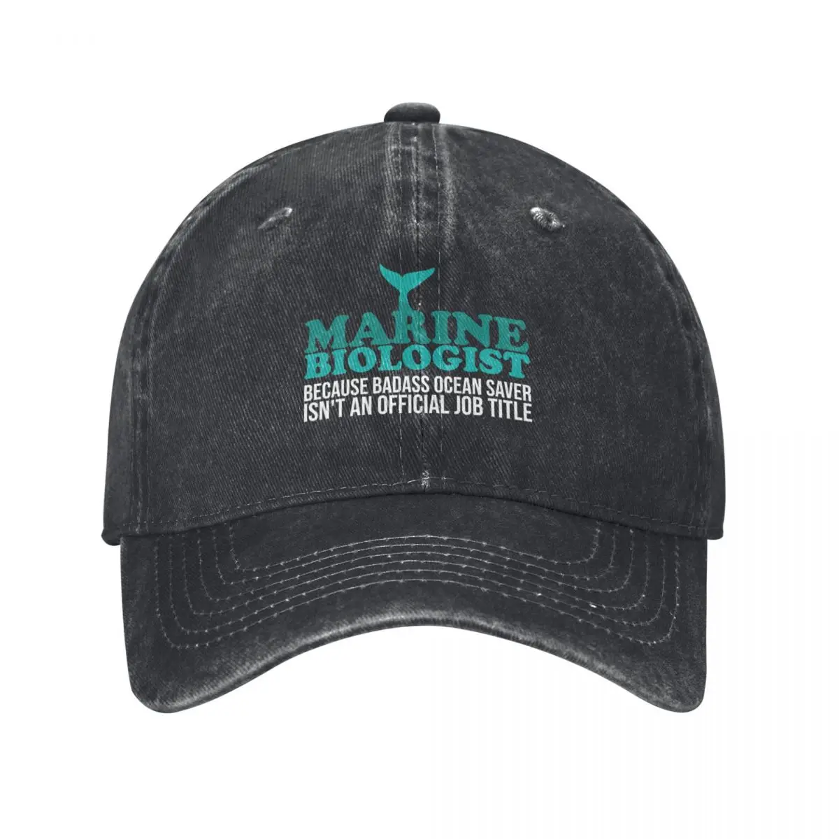 

Badass Ocean Saver Future Marine Biologist Baseball Cap Christmas Hat custom Hat Women's Men's