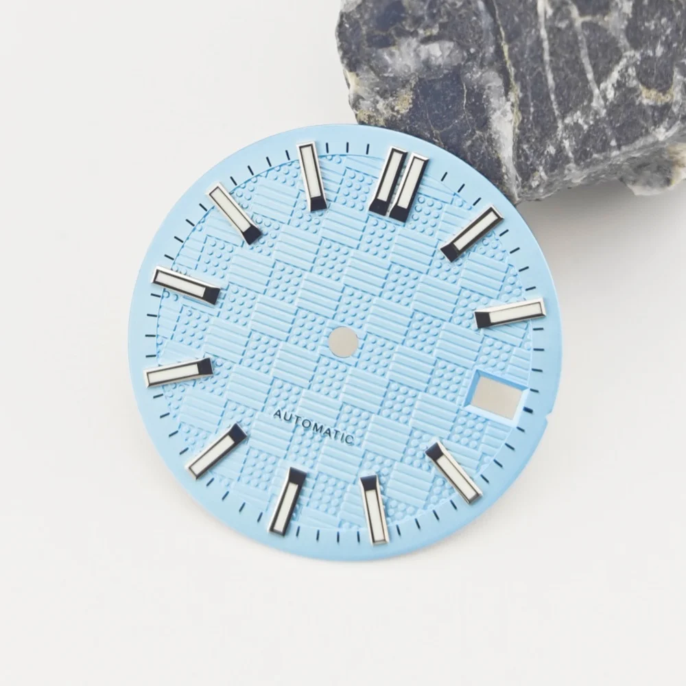 Peças de relógio NH35 NH36 28,5 mm 29 mm mostrador estéril luminoso acessórios de relógio masculino