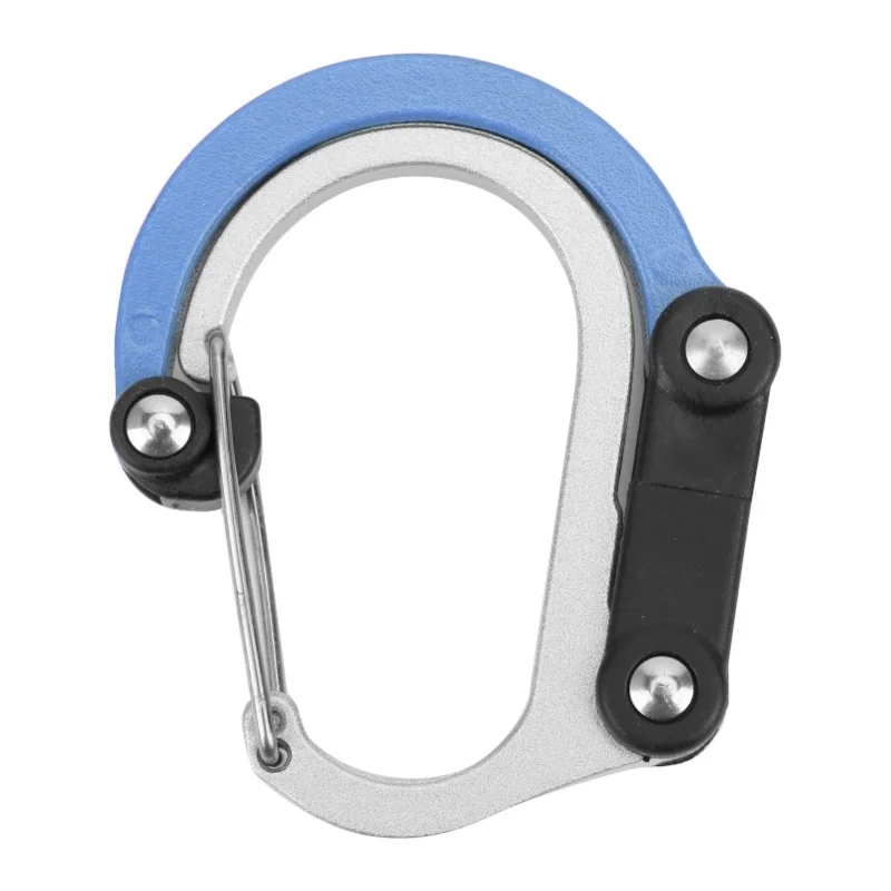 

Outdoor Aluminum Alloy Carabiner Clip And Hook Mini For Travel/Luggage/Small BagsBlue