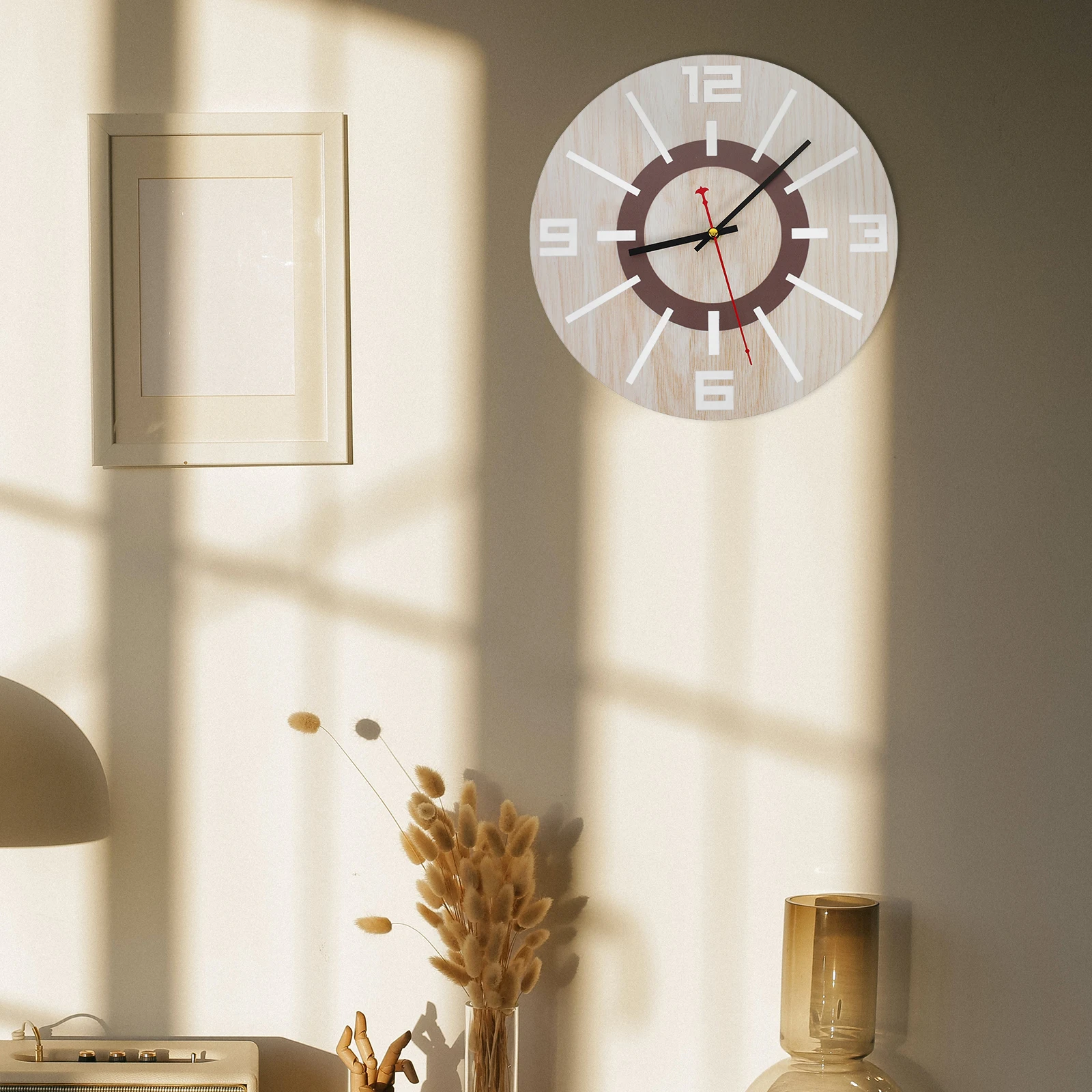 

Wall Clock Creative Vintage Kitchen Farmhouse Century Style Clocks for Walls Decor
