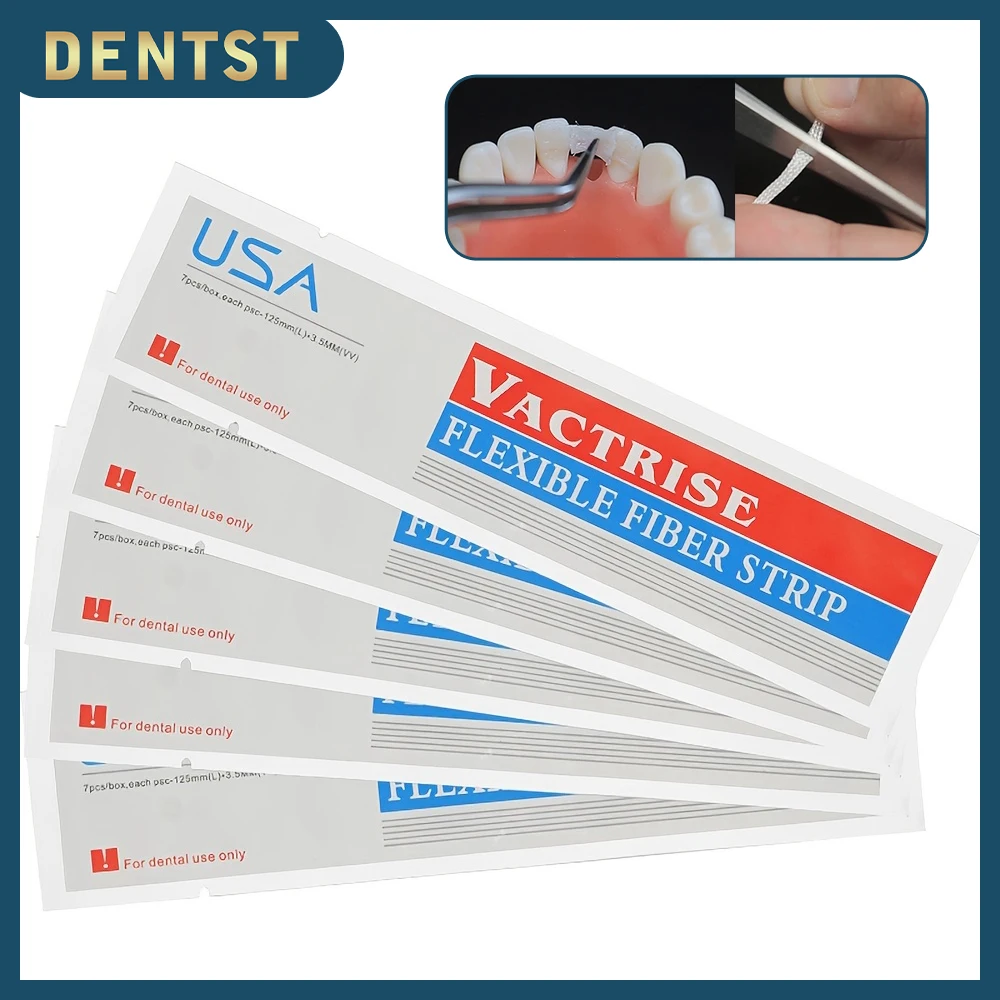 

High-Performance Glass Fiber Splint Strip - Dual-Cure Dental Retention Band for Orthodontic/Periodontal Tooth Immobilization