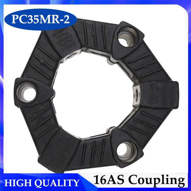 Excavator Hydraulic Pump 16AS Rubber Coupling with 15Teeth Gear PC35MR-2