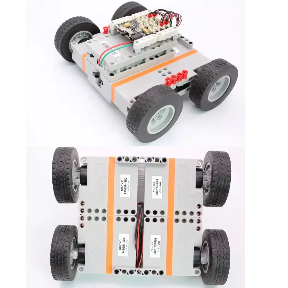 13KG Motor Servo blok bangunan gigi logam Digital torsi tinggi 180 360 derajat kompatibel dengan legoeds DIY Robot kendaraan mobil MOC