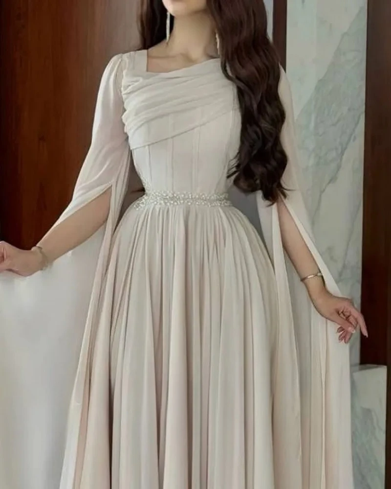 ドバイイブニングドレス高級結婚式のゲストドレス女性カスタマイズされたイブニングウエディングパーティードレス女性ローブ夜会エレガントなガウン