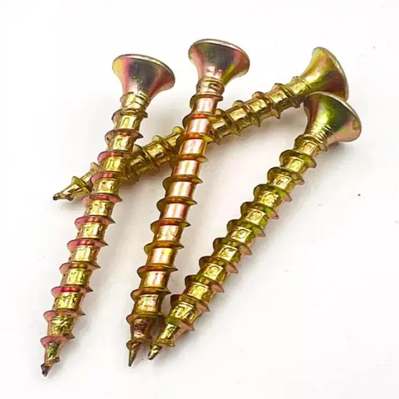 M3 M3.5 M4 M5 M6 Kruis Platte Kop Houtschroeven Bouw Schroeven Verzinkt Zelftappende Houtschroeven Voor Kast Vezelplaat