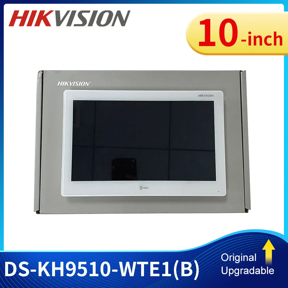 

Hikvision DS-KH9510-WTE1(B), 10-дюймовый Wi-Fi IP-Интерком, внутренний монитор, экран POE DS-KV6113-WPE1, беспроводной видеодомофон