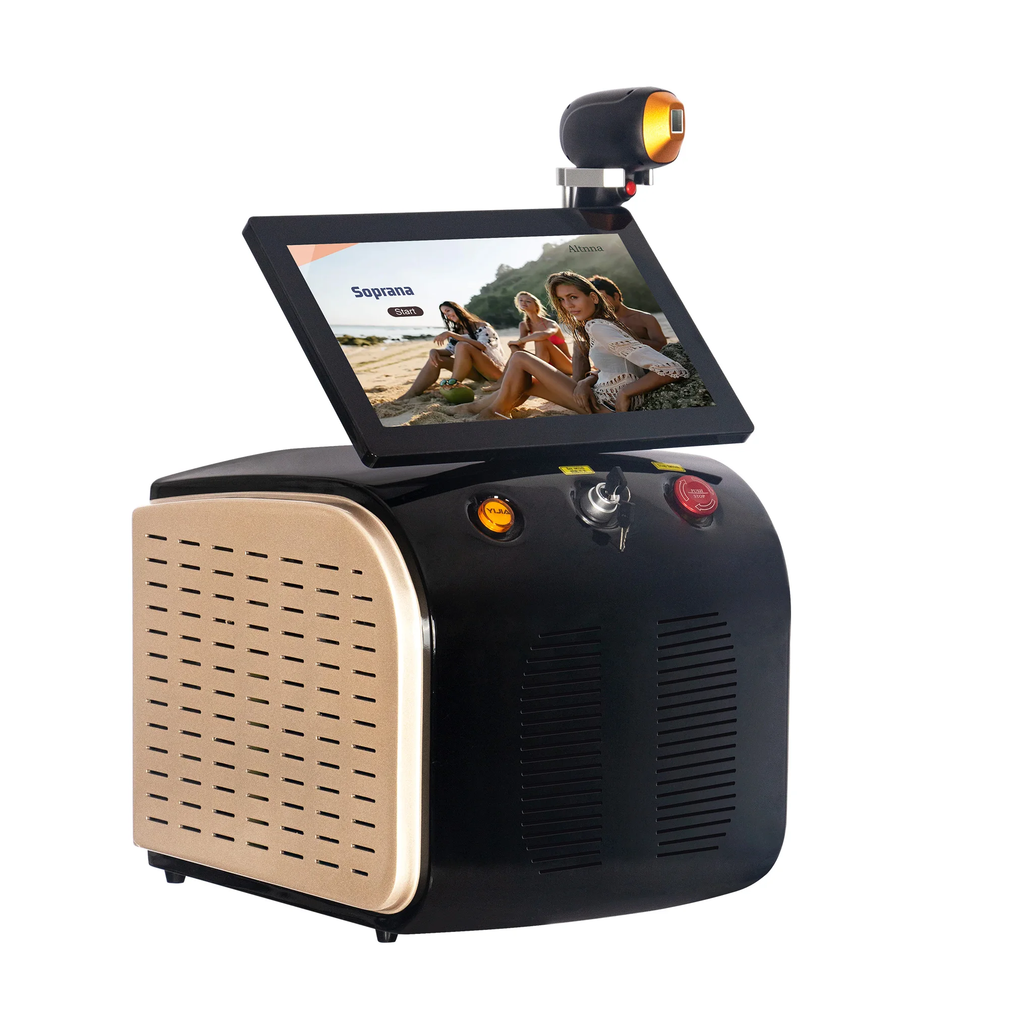 Best Depiladora Laser New Black Ice Platinum Cooling System Skin Care 808nm Diode Laser Hair Removal Machine 3-Wavelength 2025