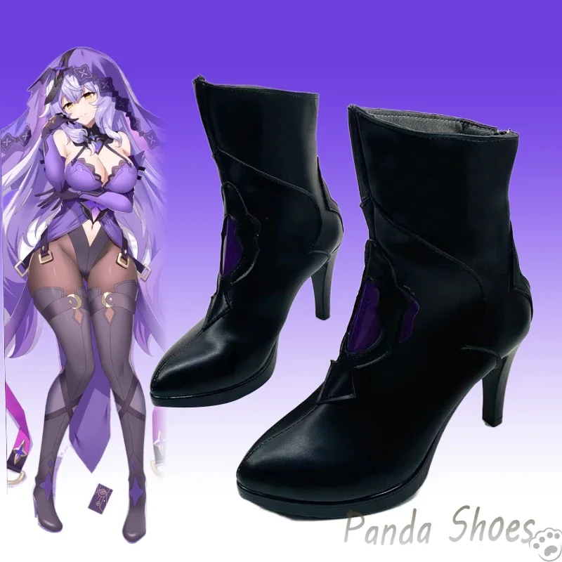 

Black Swam Honkai: Star Rail Cosplay Shoes Anime Game Cos Boots Comic Cosplay Costume Prop Shoes for Con Halloween Party