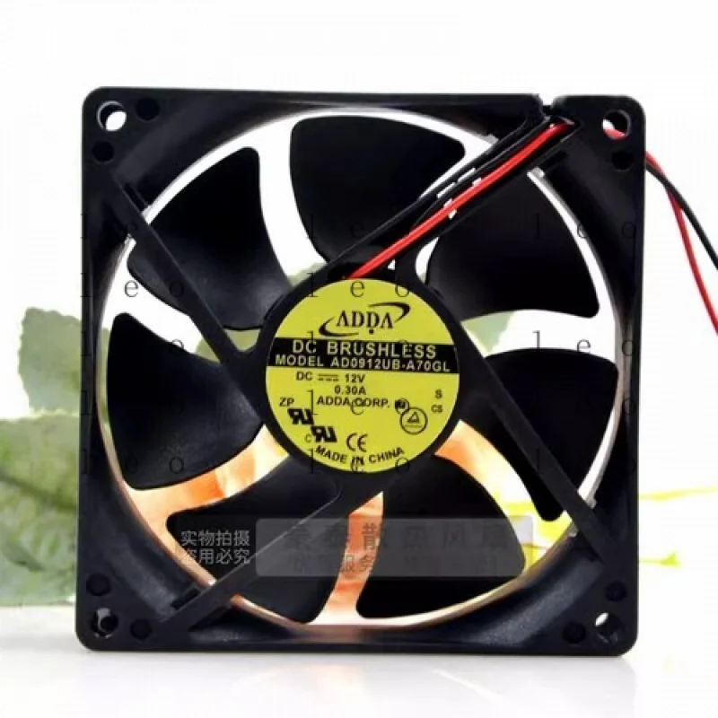 

CC для ADDA AD0912UB-A70GL 9025 DC 12 В 0,3 А 2-проводной двухшаровой охлаждающий вентилятор