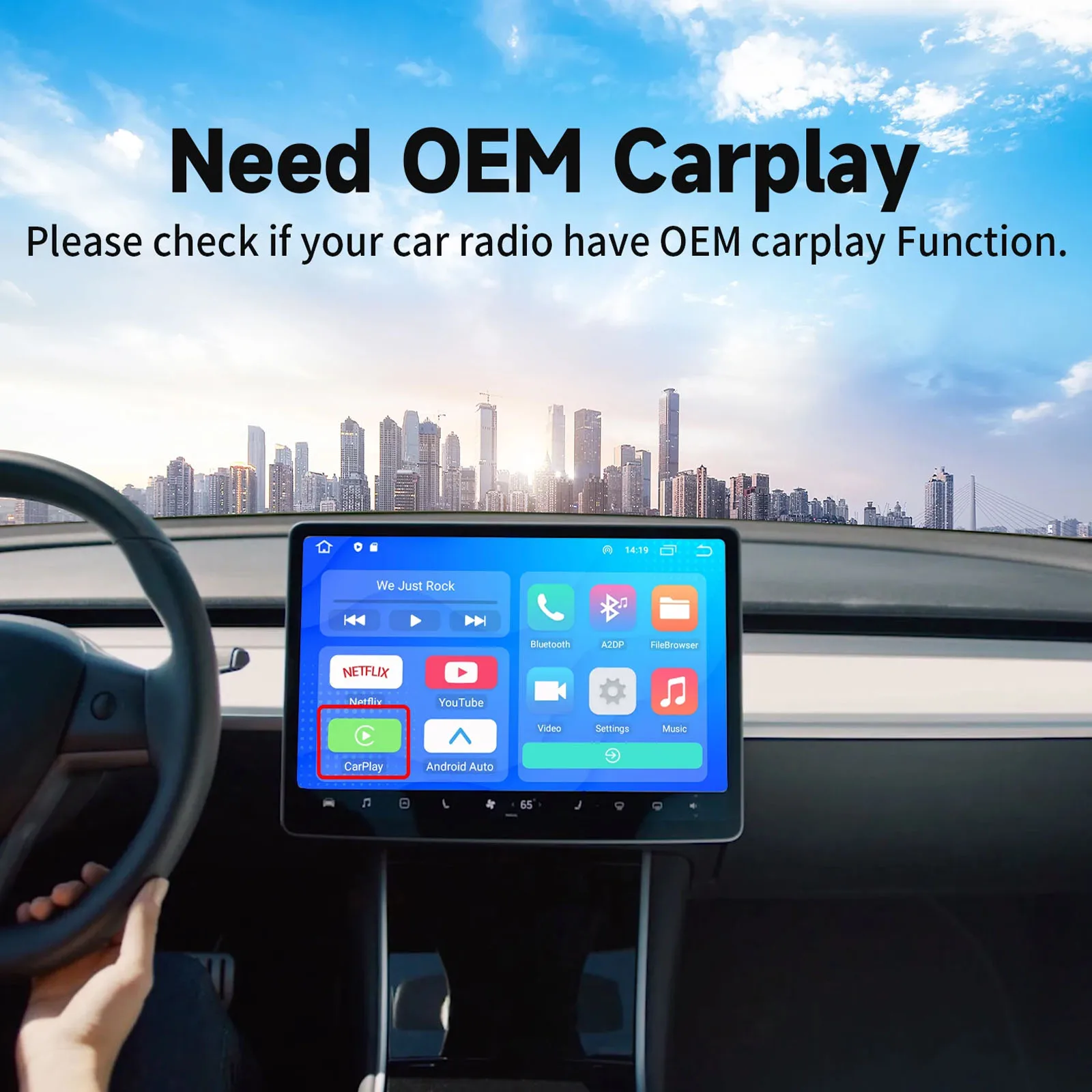 Leranda C1S Carplay Adapter Wireless Car Dongle for Android Auto AI Box ,Car Multimedia Player Mirrorlink Bluetooth Auto Connect