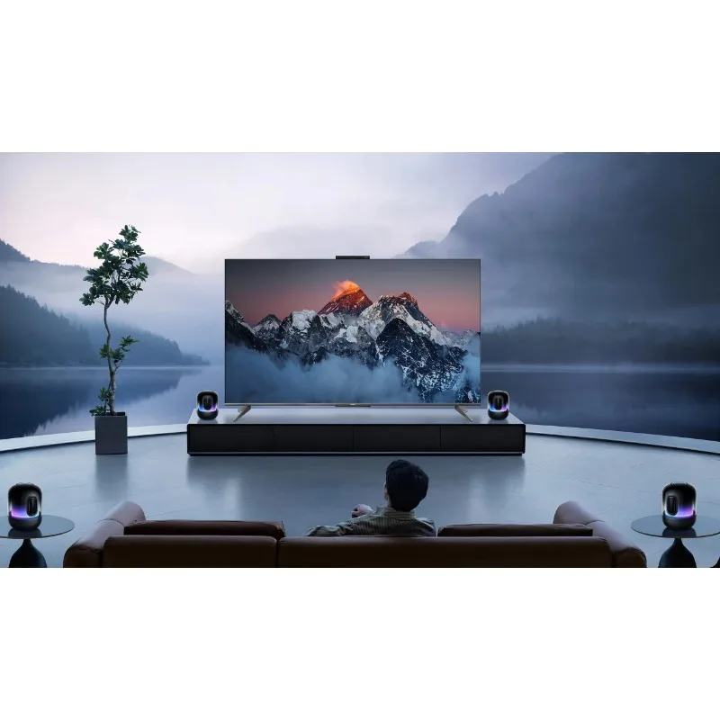 2024 original sound high fidelity home theater system intelligent top speaker bass - artificial intelligence life black