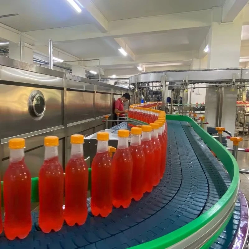 Automatic Industrial Scale Soft Drink Processing Equipment Juice Beverage Production Line