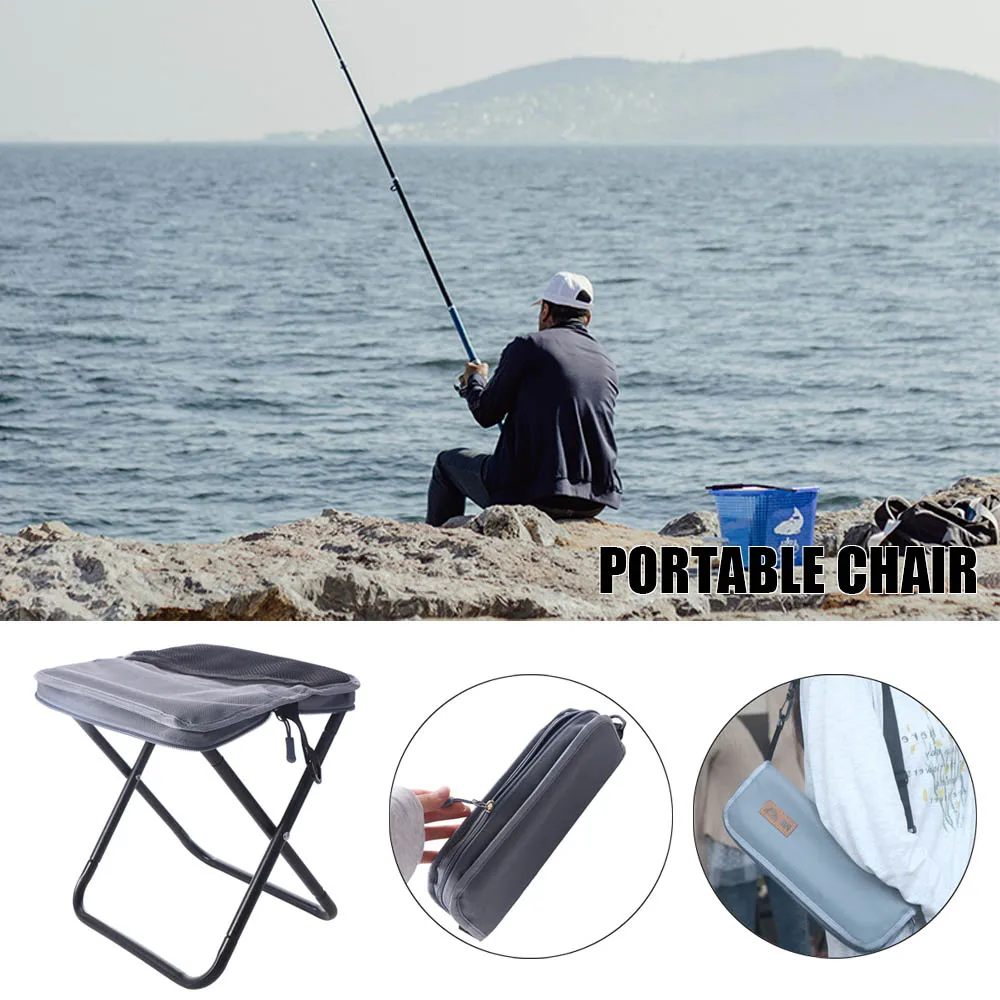 

Износостойкий складной рюкзак-стул с высокой несущей способностью, прочный, компактный, легкий, сумка-кроссбоди, пенал-стул