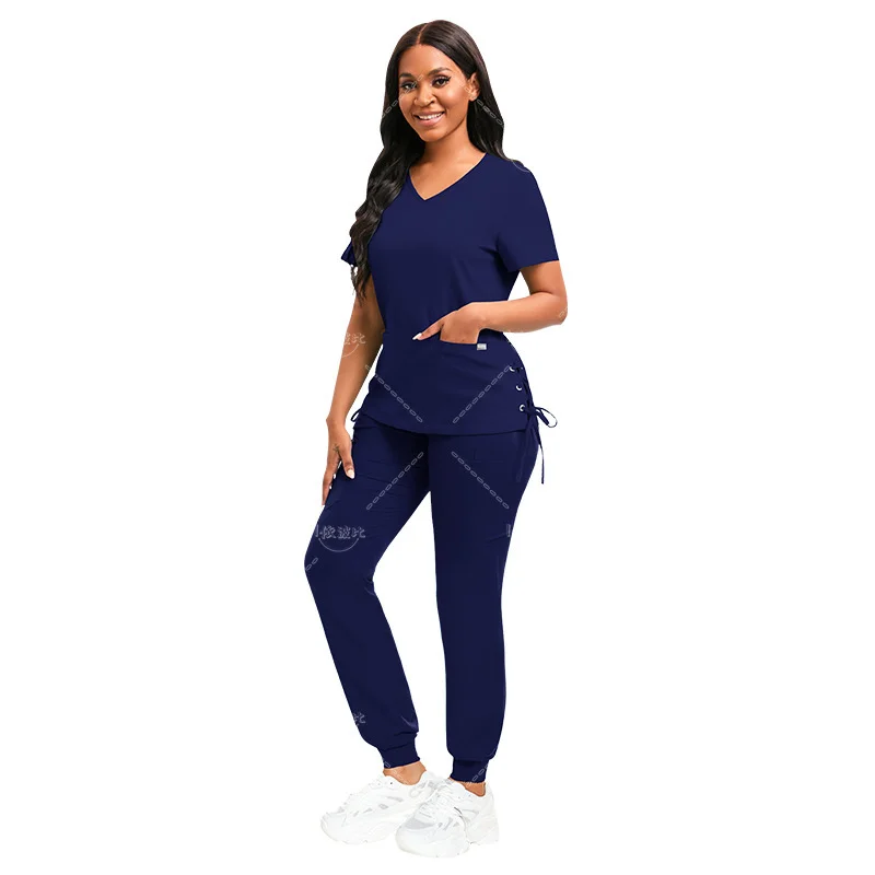 Large size Operating room Medical uniforms Scrub sets nurse workwear Doctor Surgical gown beauty salon clinic pharmacy overalls