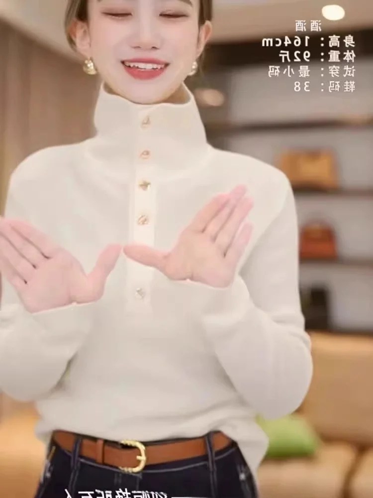 Faionable طويل Sve محبوك رداء علوي من الصوف مريحة خمر Sle التخسيس الخريف الأصلي تنوعا طاقم Ne تريكو #3