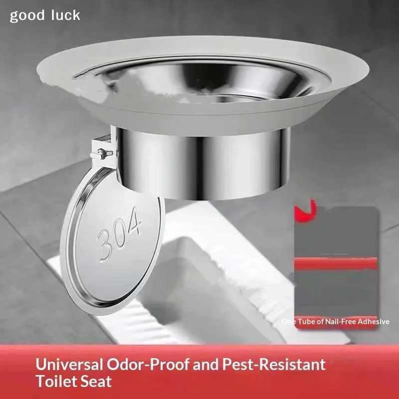 1Pcs Toilet Deodorizer Stopper Squatting Pan Anti-smell Plug Sewer Pipe Anti-blocking Cover Sewage Overflow Bathroom Fitting