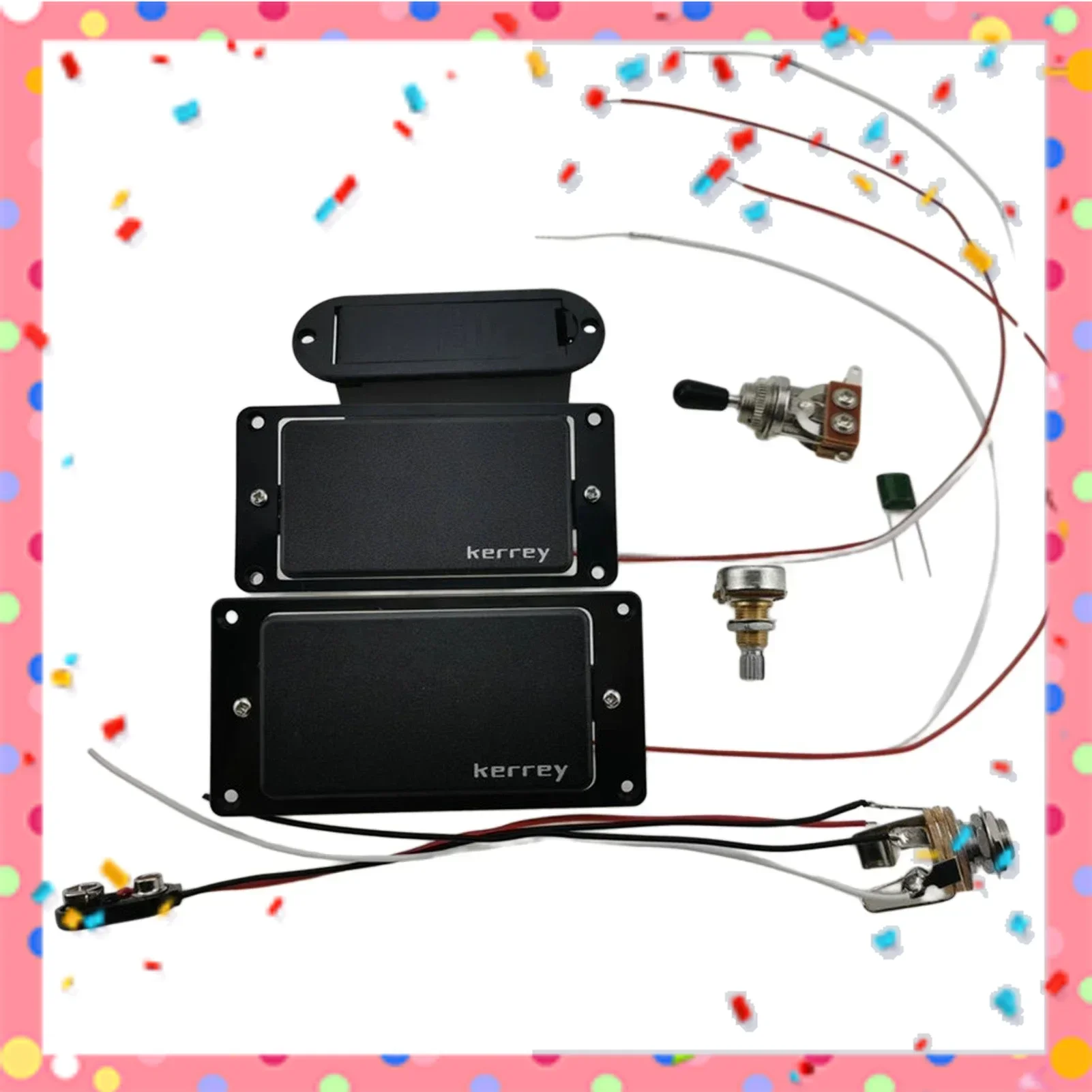 

Hot New Products-Kerrey Active Humbucker Guitar Pickup for Style Instruments - Enhances Sound Quality