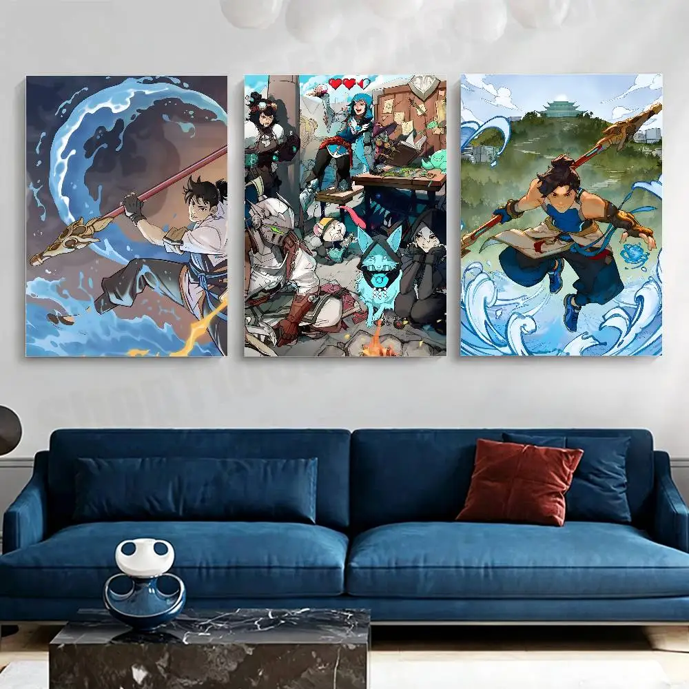 Anime OverwatcheS Wuyang Poster HD Art Sticky Wall Waterproof For Bedroom Game Room Wall Home Decor Gifts