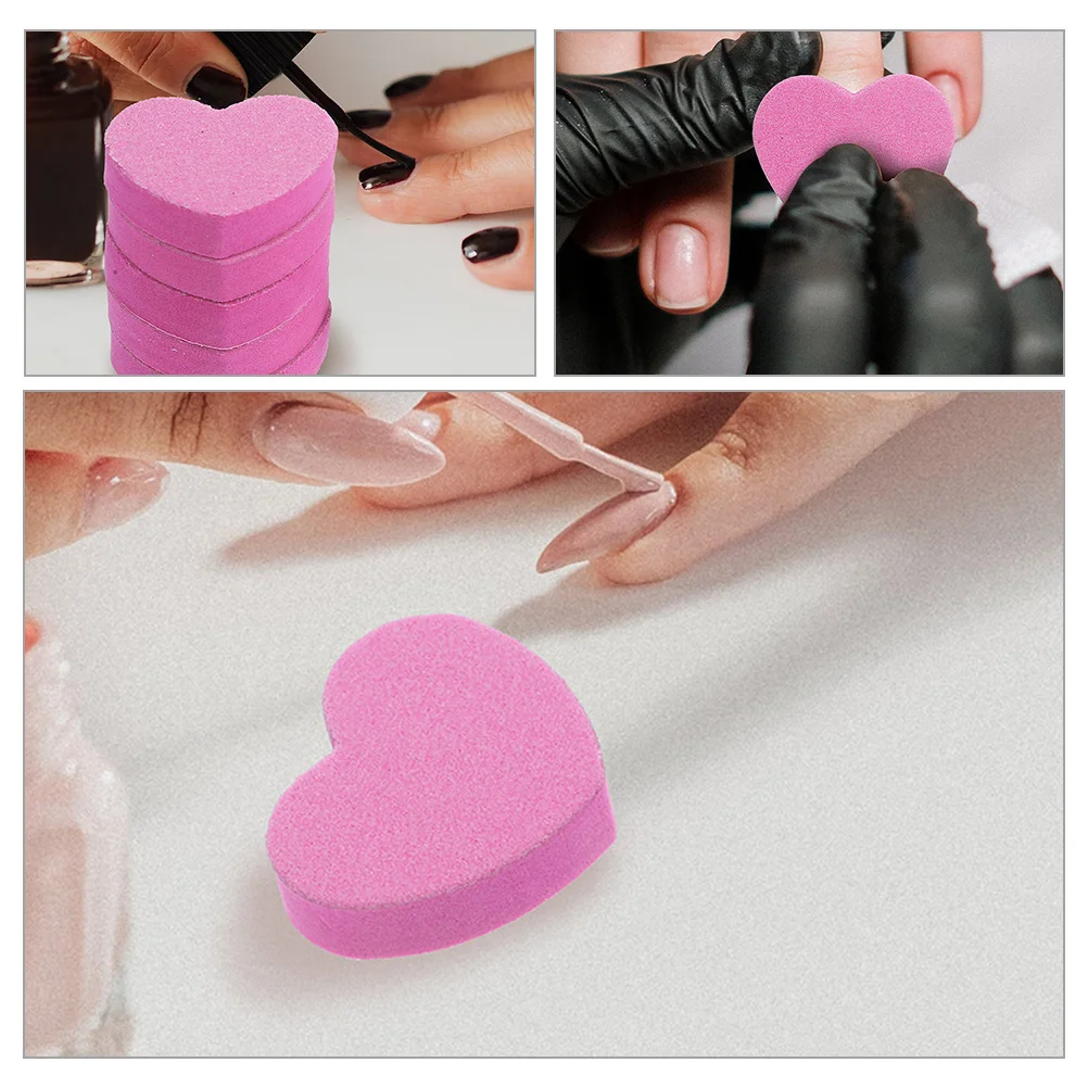 100 Stuks Nagelvijl Gereedschap Stevige Spons Nagelvijl voor Vormgeven Trimmen Harde Dikke Nagels Draagbare Salon Thuis Manicure Pedicure