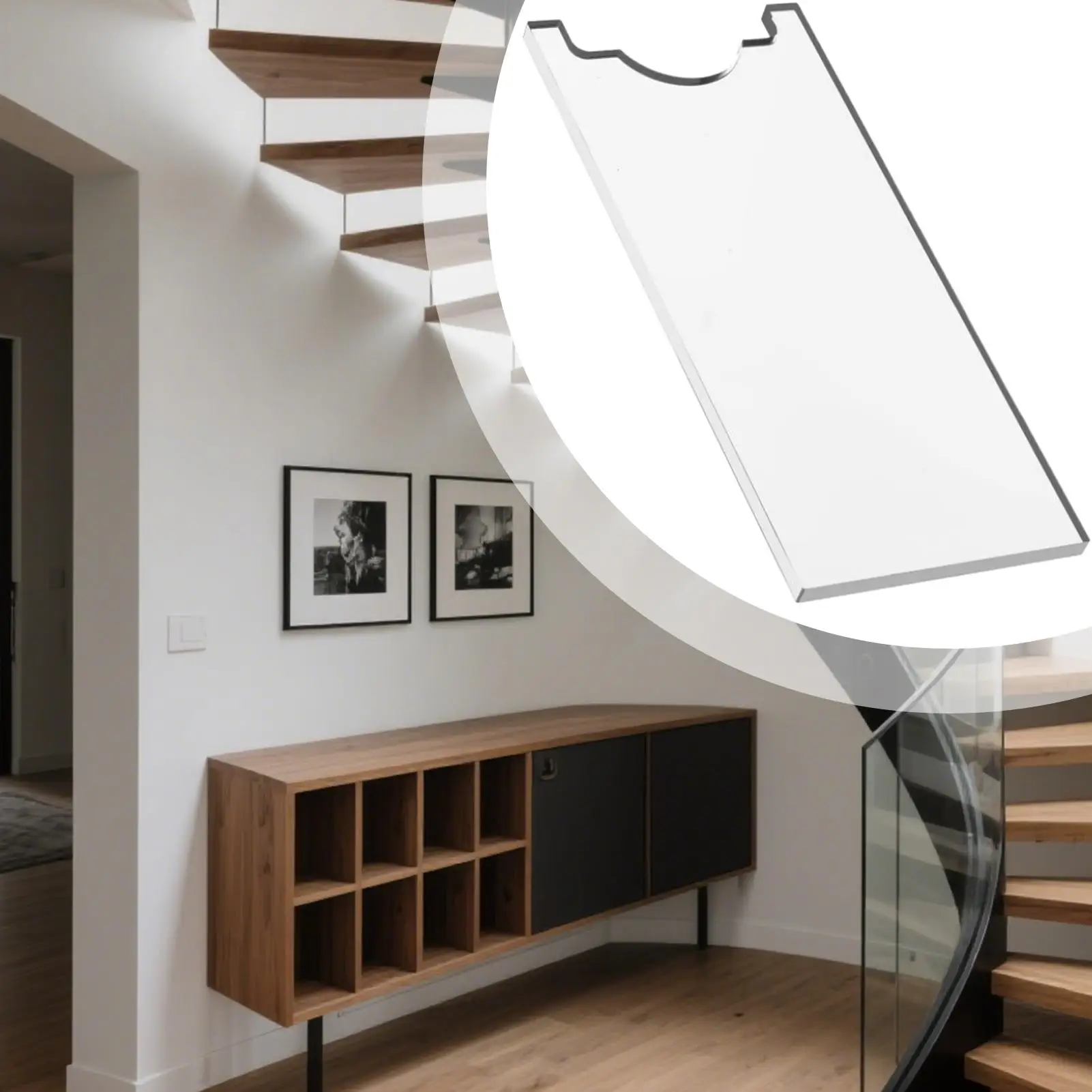 Couch Stoppers 2-Piece Transparent Headboard Bumpers For Wall Non-slip Furniture Protector Wall Spacer For Enhanced Airflow