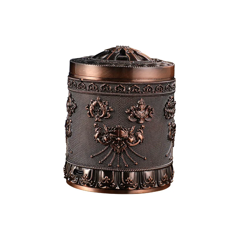 

Charging Usb Eight Auspicious Electronic Incense Burner Alloy Mini Handheld Small Car Smoke Device