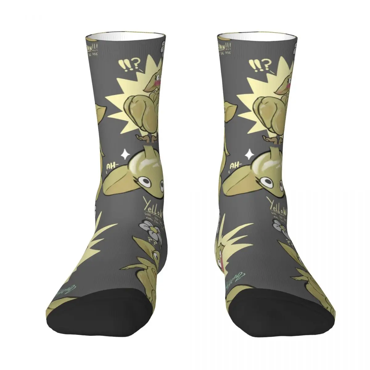 Chaussettes imprimées Pikmin Faune pour hommes et femmes, mode applicable tout au long de l'année, cadeau IQUE Gift