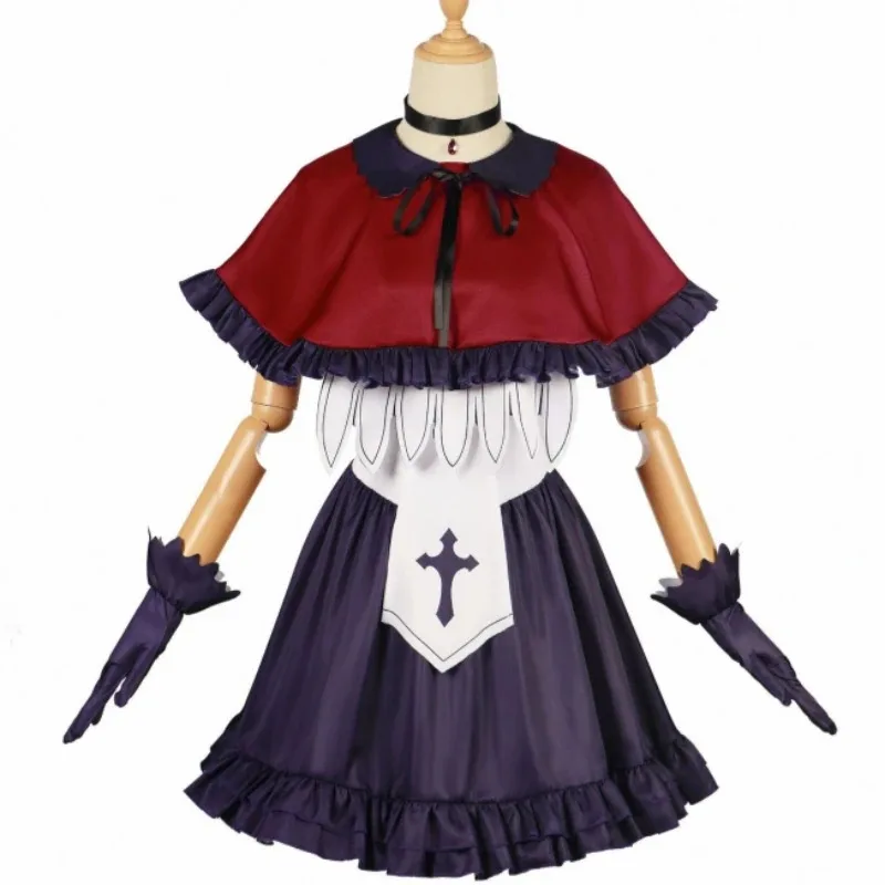 فستان Oshi no Ko Arima Kana/Hoshino Ruby Song and Dance Performance للفتيات باللون الأحمر زي الهالوين أنيمي كرنفال فستان متقاطع