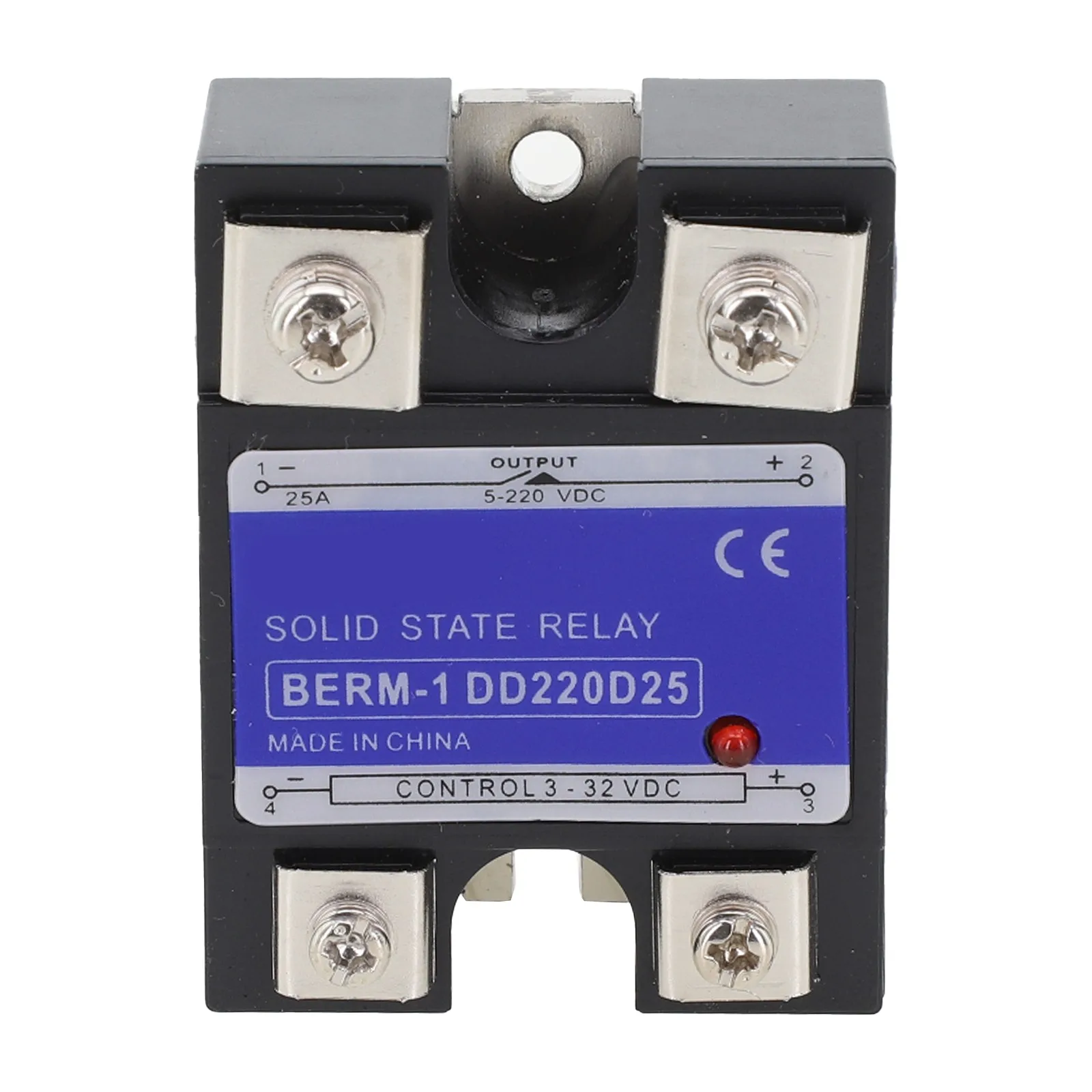 Single Phase Solid State Relay with 5-20MA Trigger Current and 3-32VDC Input for Compatibility with PLC Systems